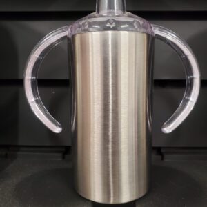 12oz Skinny Straight Tumbler / Sippy Cup Combo