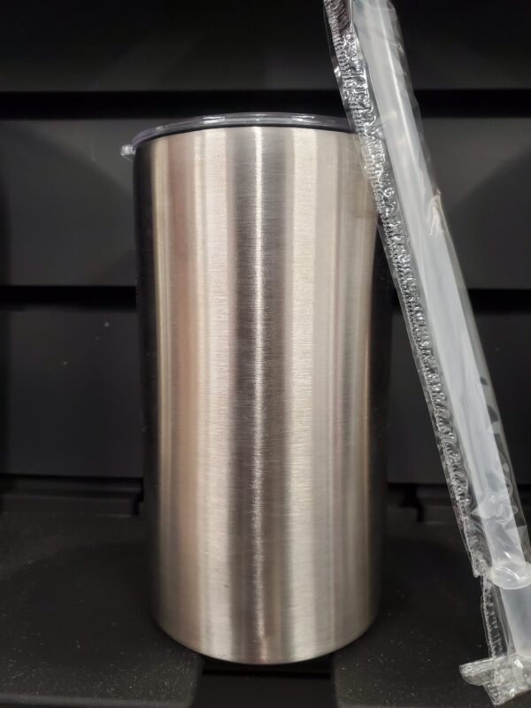 12oz Skinny Straight Tumbler / Sippy Cup Combo - Image 2