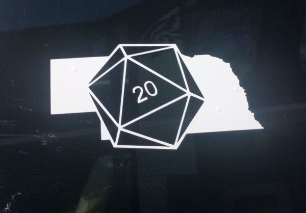 D20 State Pride vinyl car computer decal sticker - Image 4