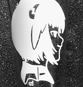 Evangelion inspired Rei Ayanami etched pint glass tumbler cup fanart