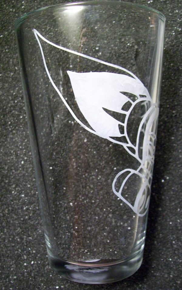 Firefly Serenity fanart etched pint glass beer tumbler - Image 3