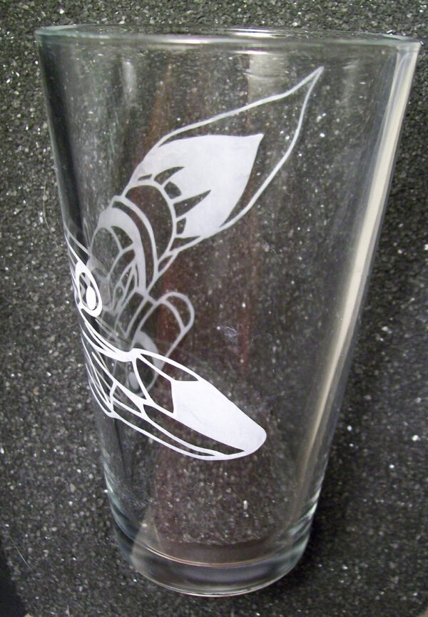 Firefly Serenity fanart etched pint glass beer tumbler - Image 4