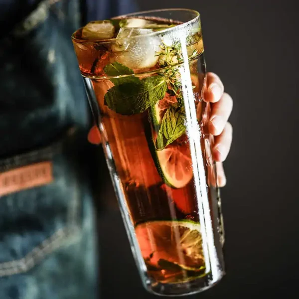 Barware Custom Borosilicate Double Wall Glasses Tumbler Cups Beer Pint Glass Double Layer Drinking Glass - Image 5
