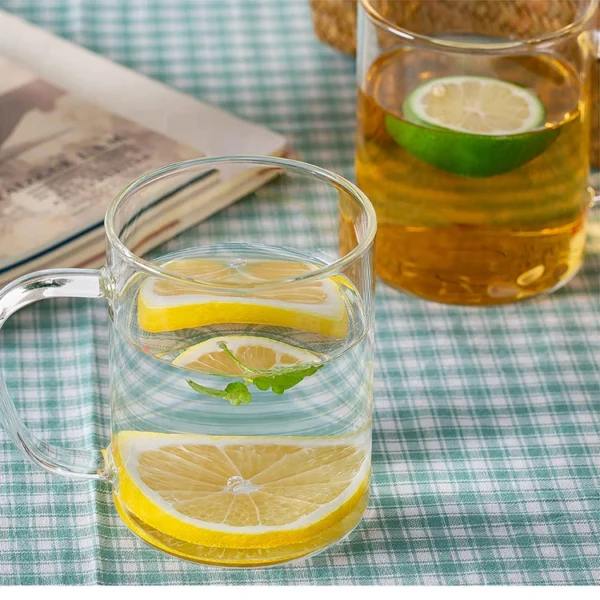 15oz Espresso Latte Cups Coffee Tea Drinking Mug Bubble Tea and Coffee Glass Cups With Handle - Image 6