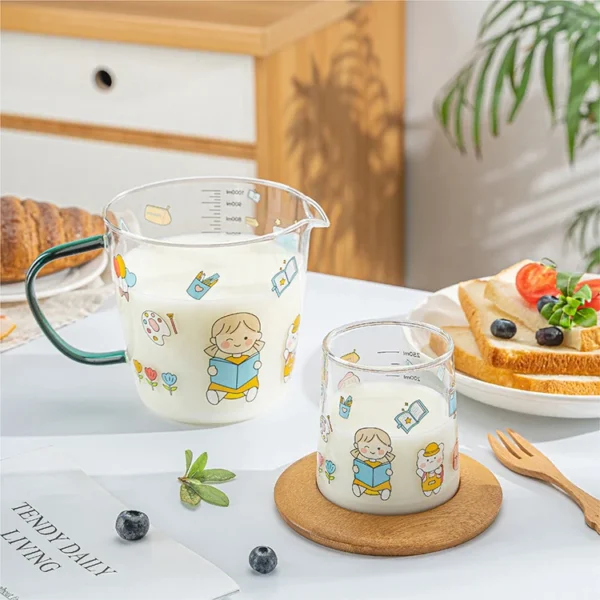 Customized Logo Single Wall High Borosilicate Coffee Gass Cup Coffee & Tea Dinnerware Glass Mug Sets Luxury - Image 6