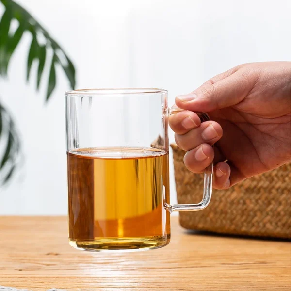 9oz Eco Friendly Borosilicate Material Customize Glass Tea and Coffee Mug With Microwave Safe - Image 3