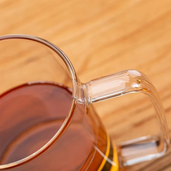 9oz Eco Friendly Borosilicate Material Customize Glass Tea and Coffee Mug With Microwave Safe - Image 6